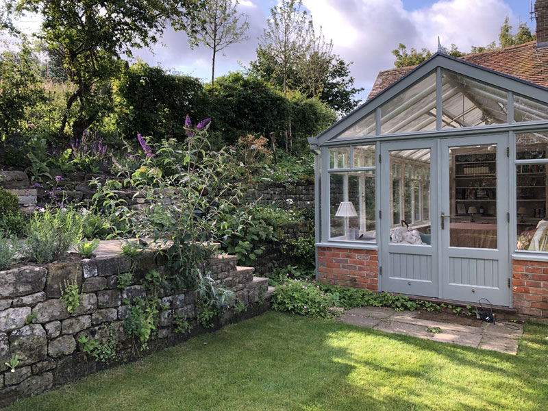 Painted conservatory